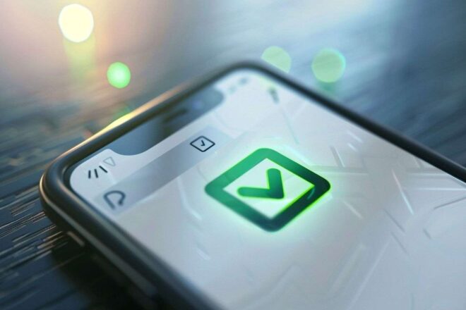 Confirmation de transaction bancaire numérique sur smartphone